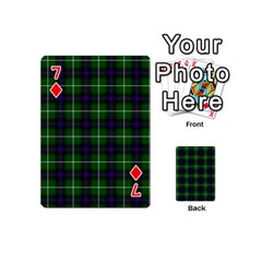MacDonald of the Isles Tartan Playing Cards 54 (Mini) from ArtsNow.com Front - Diamond7