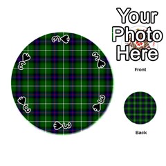 MacDonald of the Isles Tartan Playing Cards 54 (Round) from ArtsNow.com Front - Spade3