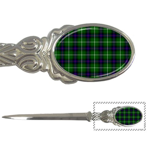 MacDonald of the Isles Tartan Letter Opener from ArtsNow.com Front