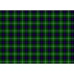 MacDonald of the Isles Tartan Birthday Cake 3D Greeting Card (7x5)