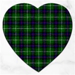 MacDonald of the Isles Tartan Jigsaw Puzzle (Heart)