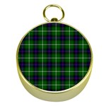 MacDonald of the Isles Tartan Gold Compass