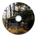 Cabin At The Pennsylvania Grand Canyon  by Ave Hurley  CD Wall Clock