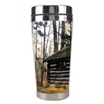 Cabin At The Pennsylvania Grand Canyon  by Ave Hurley  Stainless Steel Travel Tumbler