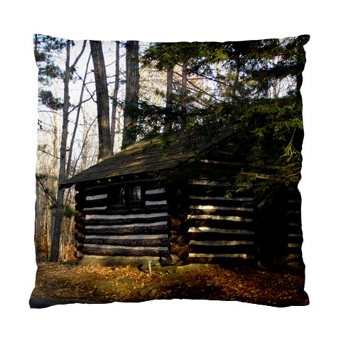Cabin At The Pennsylvania Grand Canyon  by Ave Hurley Standard Cushion Case (One Side) from ArtsNow.com Front