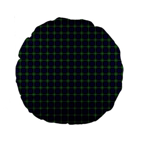MacIntyre Tartan Standard 15  Premium Round Cushion from ArtsNow.com Front