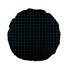 MacIntyre Tartan Standard 15  Premium Flano Round Cushion from ArtsNow.com Front