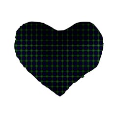 MacIntyre Tartan Standard 16  Premium Heart Shape Cushion from ArtsNow.com Front