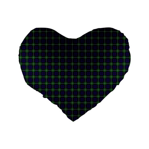 MacIntyre Tartan Standard 16  Premium Heart Shape Cushion from ArtsNow.com Back