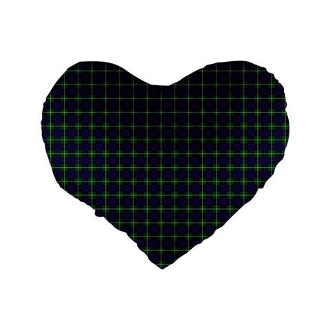 MacIntyre Tartan Standard 16  Premium Flano Heart Shape Cushion from ArtsNow.com Back