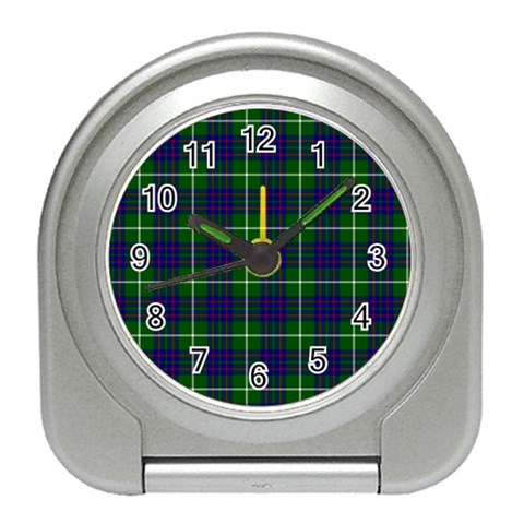 MacIntyre Tartan Desk Alarm Clock from ArtsNow.com Front
