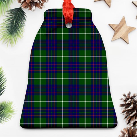 MacIntyre Tartan Bell Ornament (Two Sides) from ArtsNow.com Front