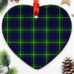 MacIntyre Tartan Ornament (Heart)