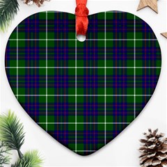 MacIntyre Tartan Heart Ornament (Two Sides) from ArtsNow.com Front