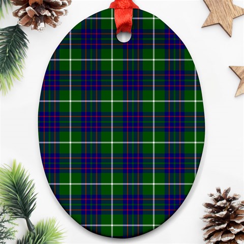 MacIntyre Tartan Ornament (Oval) from ArtsNow.com Front