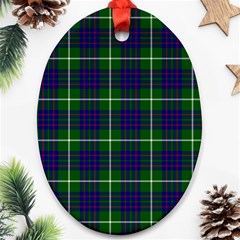 MacIntyre Tartan Oval Ornament (Two Sides) from ArtsNow.com Back