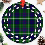 MacIntyre Tartan Ornament (Round Filigree)