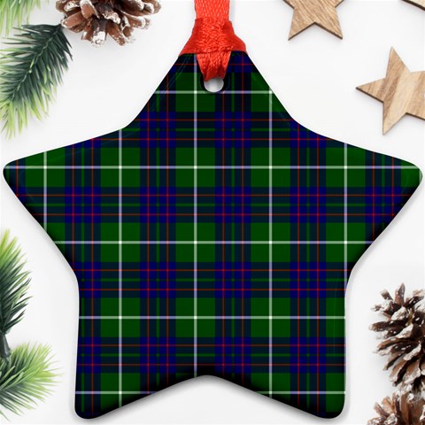 MacIntyre Tartan Ornament (Star) from ArtsNow.com Front