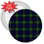 MacIntyre Tartan 3  Button (100 pack)