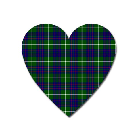 MacIntyre Tartan Magnet (Heart) from ArtsNow.com Front