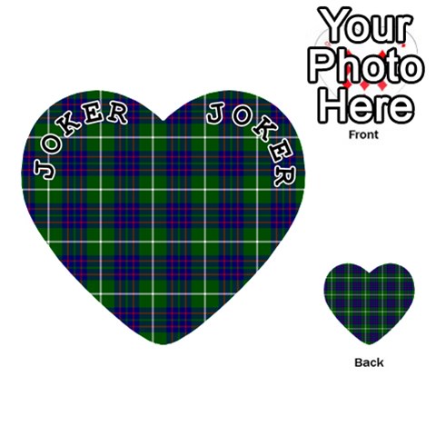MacIntyre Tartan Playing Cards 54 (Heart) from ArtsNow.com Front - Joker1