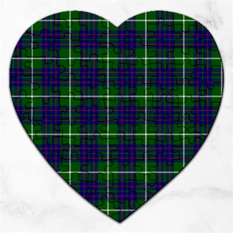 MacIntyre Tartan Jigsaw Puzzle (Heart) from ArtsNow.com Front