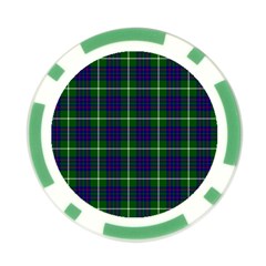 MacIntyre Tartan Poker Chip Card Guard (10 pack) from ArtsNow.com Back