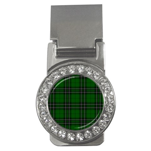 MacLean Tartan Money Clip (CZ) from ArtsNow.com Front
