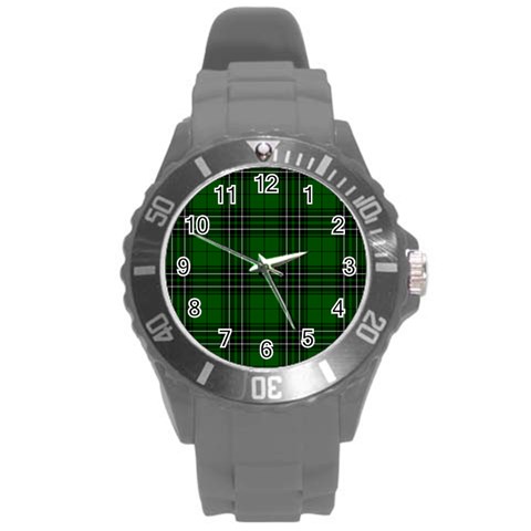 MacLean Tartan Round Plastic Sport Watch (L) from ArtsNow.com Front