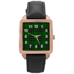 MacLean Tartan Rose Gold Leather Watch