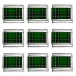 MacLean Tartan 9mm Italian Charm (9 pack)