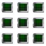 MacLean Tartan Mega Link Italian Charm (9 pack)