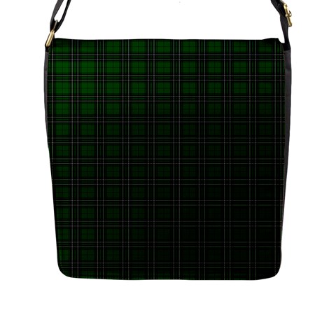 MacLean Tartan Flap Closure Messenger Bag (L) from ArtsNow.com Front