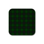 MacLean Tartan Rubber Coaster (Square)