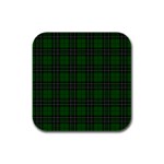 MacLean Tartan Rubber Square Coaster (4 pack)
