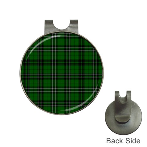 MacLean Tartan Golf Ball Marker Hat Clip from ArtsNow.com Front