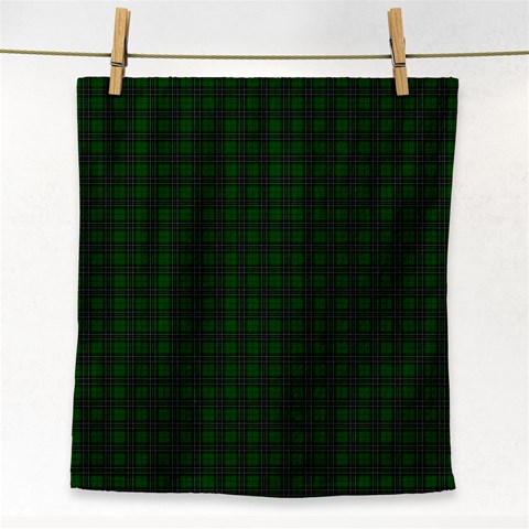MacLean Tartan Face Towel from ArtsNow.com Front