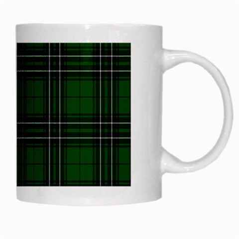 MacLean Tartan White Mug from ArtsNow.com Right