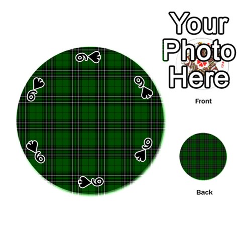 MacLean Tartan Playing Cards 54 (Round) from ArtsNow.com Front - Spade9