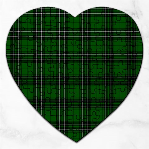 MacLean Tartan Jigsaw Puzzle (Heart) from ArtsNow.com Front