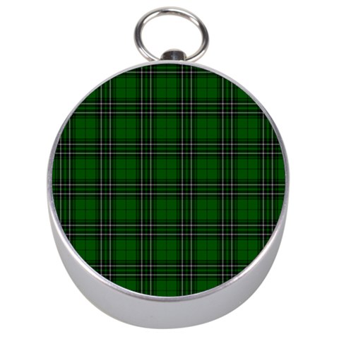 MacLean Tartan Silver Compass from ArtsNow.com Front