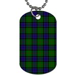 Sinclair Tartan Dog Tag (One Side)