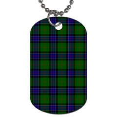 Sinclair Tartan Dog Tag (Two Sides) from ArtsNow.com Back