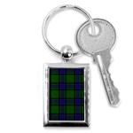 Sinclair Tartan Key Chain (Rectangle)