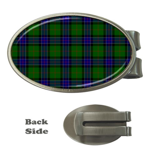 Sinclair Tartan Money Clip (Oval) from ArtsNow.com Front