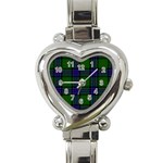 Sinclair Tartan Heart Italian Charm Watch