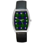 Sinclair Tartan Barrel Style Metal Watch
