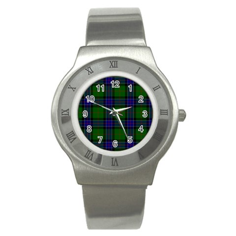 Sinclair Tartan Stainless Steel Watch from ArtsNow.com Front