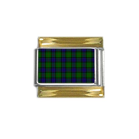 Sinclair Tartan Gold Trim Italian Charm (9mm) from ArtsNow.com Front