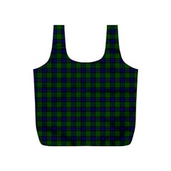 Sinclair Tartan Full Print Recycle Bag (S) from ArtsNow.com Back